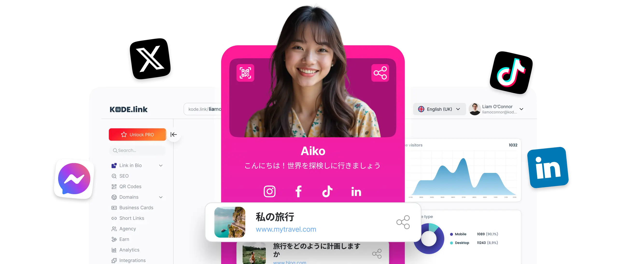 KODE.link platform preview