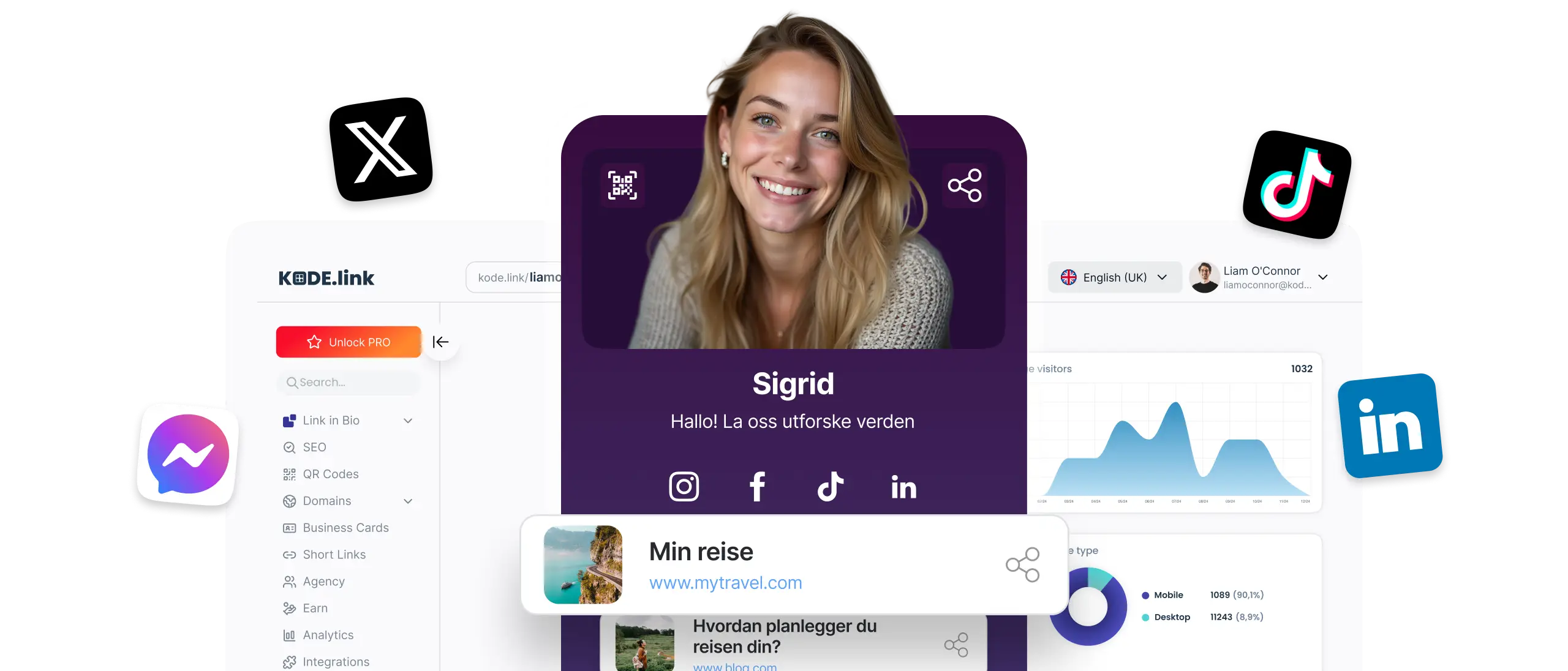 KODE.link platform preview